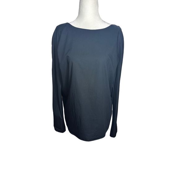 Marni Black Tie Keyhole Back Long Sleeve Blouse Top Size IT 40 US 4 Women's - Picture 3 of 7